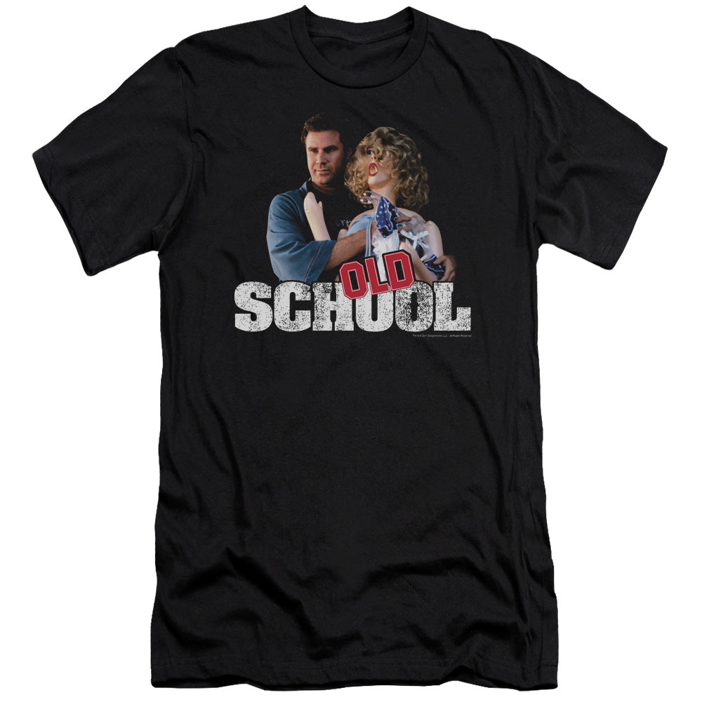 Old School - Frank And Friend - Short Sleeve Adult 30/1 - Black T-shirt