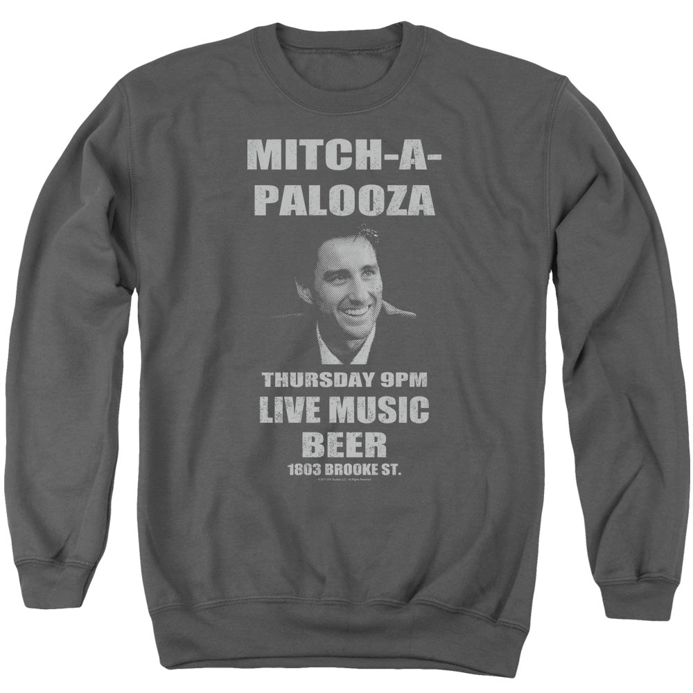 Old School - Mitchapalooza - Adult Crewneck Sweatshirt - Charcoal