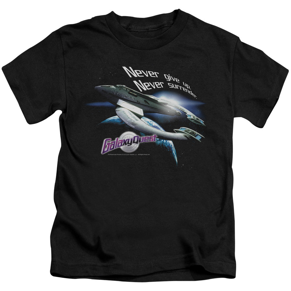 GALAXY QUEST NEVER SURRENDER - S/S JUVENILE 18/1 - BLACK - T-Shirt