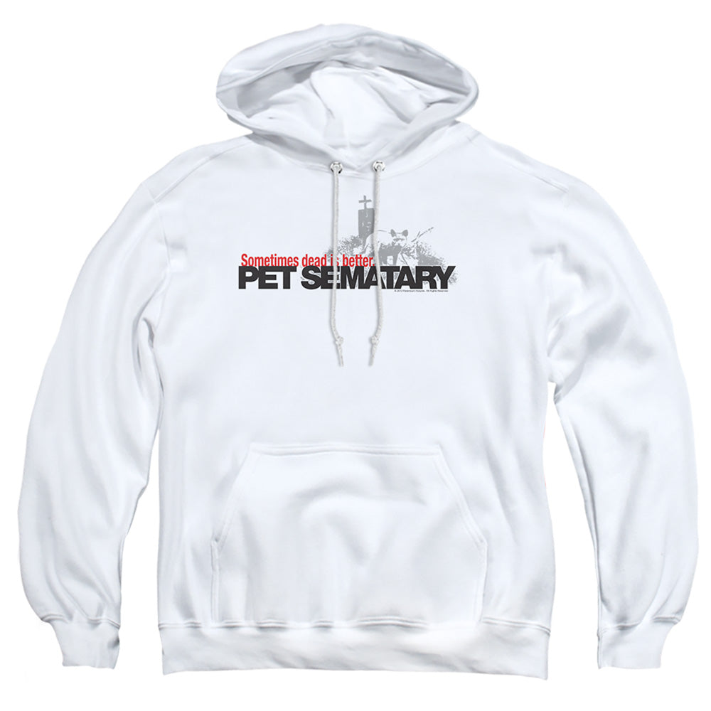 Pet Sematary - Logo - Adult Pull-over Hoodie - White