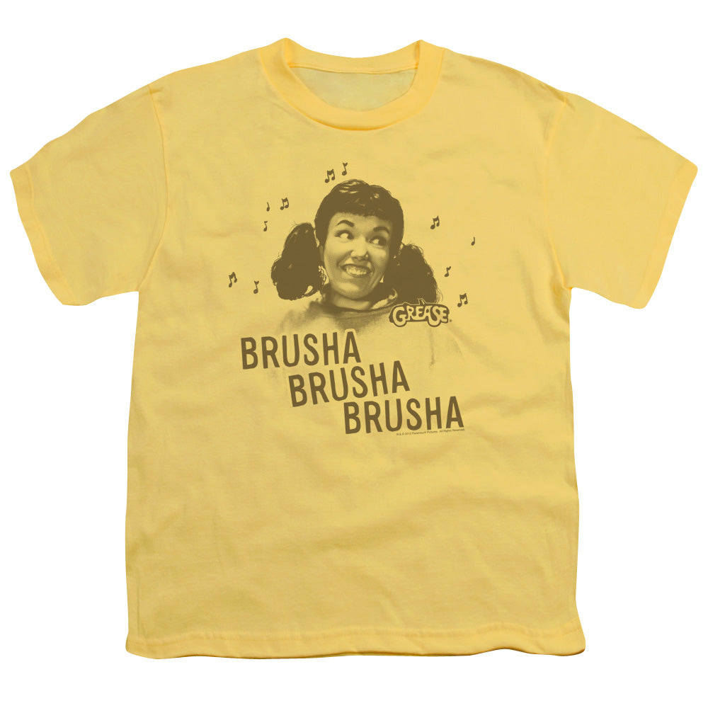 GREASE BRUSHA BRUSHA BRUSHA - S/S YOUTH 18/1 - BANANA T-Shirt