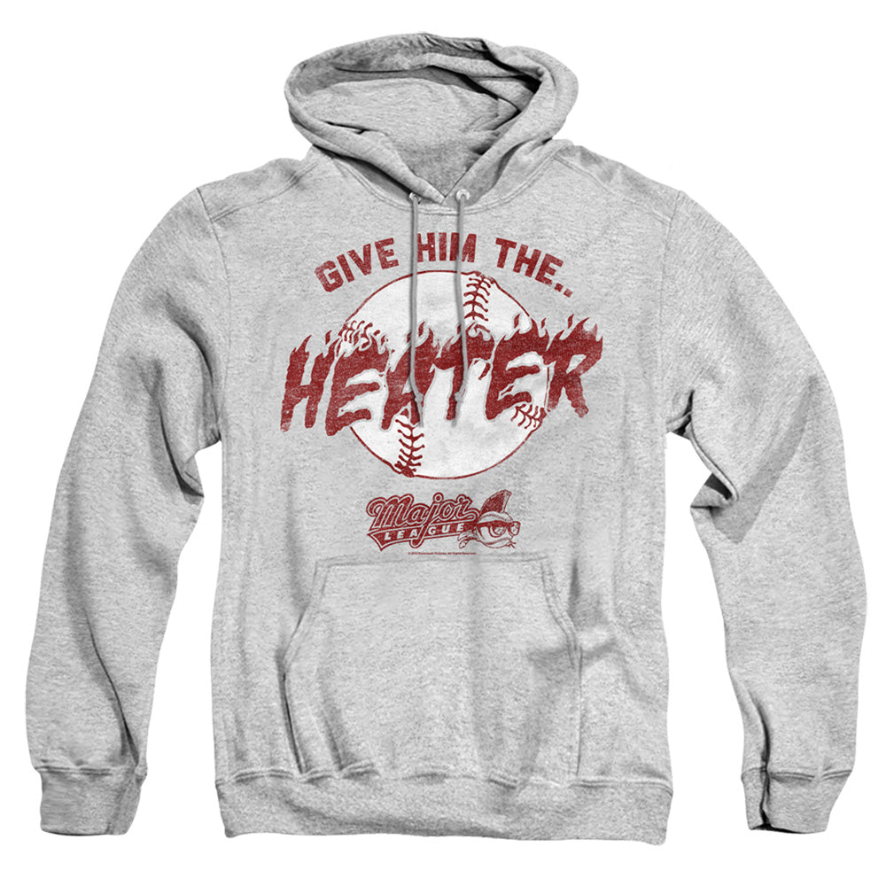 Major League - The Heater - Adult Pull-over Hoodie - Athletic Heather