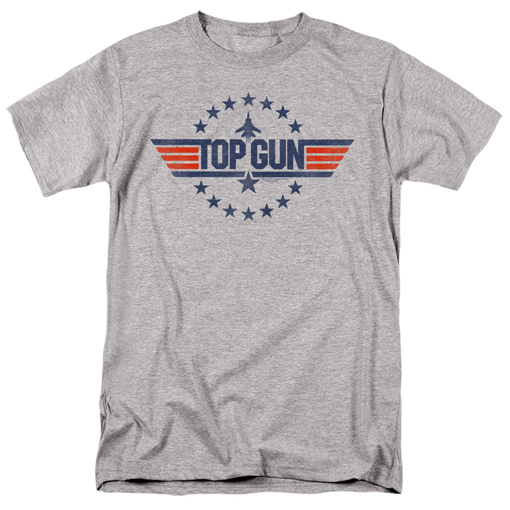 Top Gun - Star Logo - Short Sleeve Adult 18/1 - Athletic Heather T-shirt