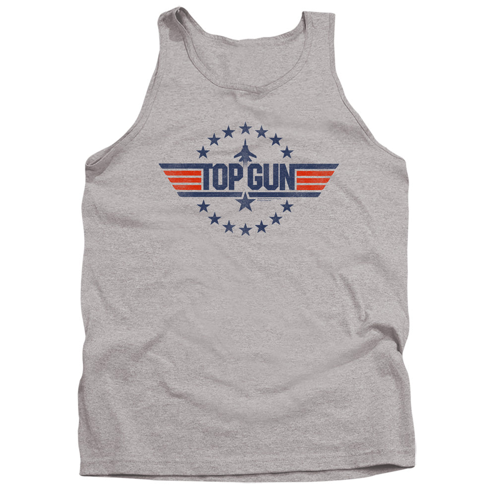 Top Gun - Star Logo - Adult Tank - Athletic Heather