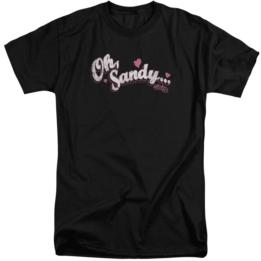 Grease - Oh Sandy - Short Sleeve Adult Tall - Black T-shirt