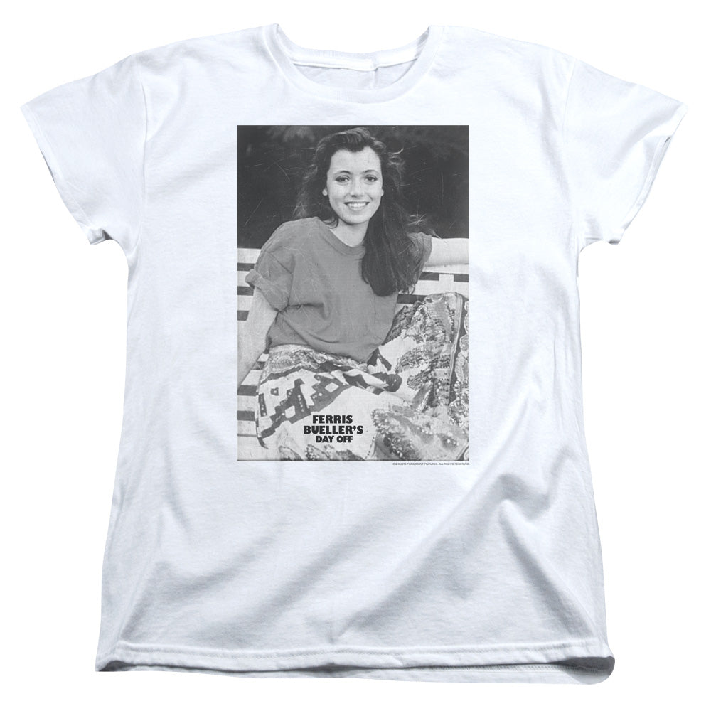 FERRIS BUELLER SLOANE - S/S WOMENS TEE - WHITE T-Shirt