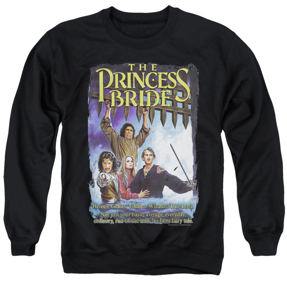 Princess Bride - Alt Poster - Adult Crewneck Sweatshirt - Black