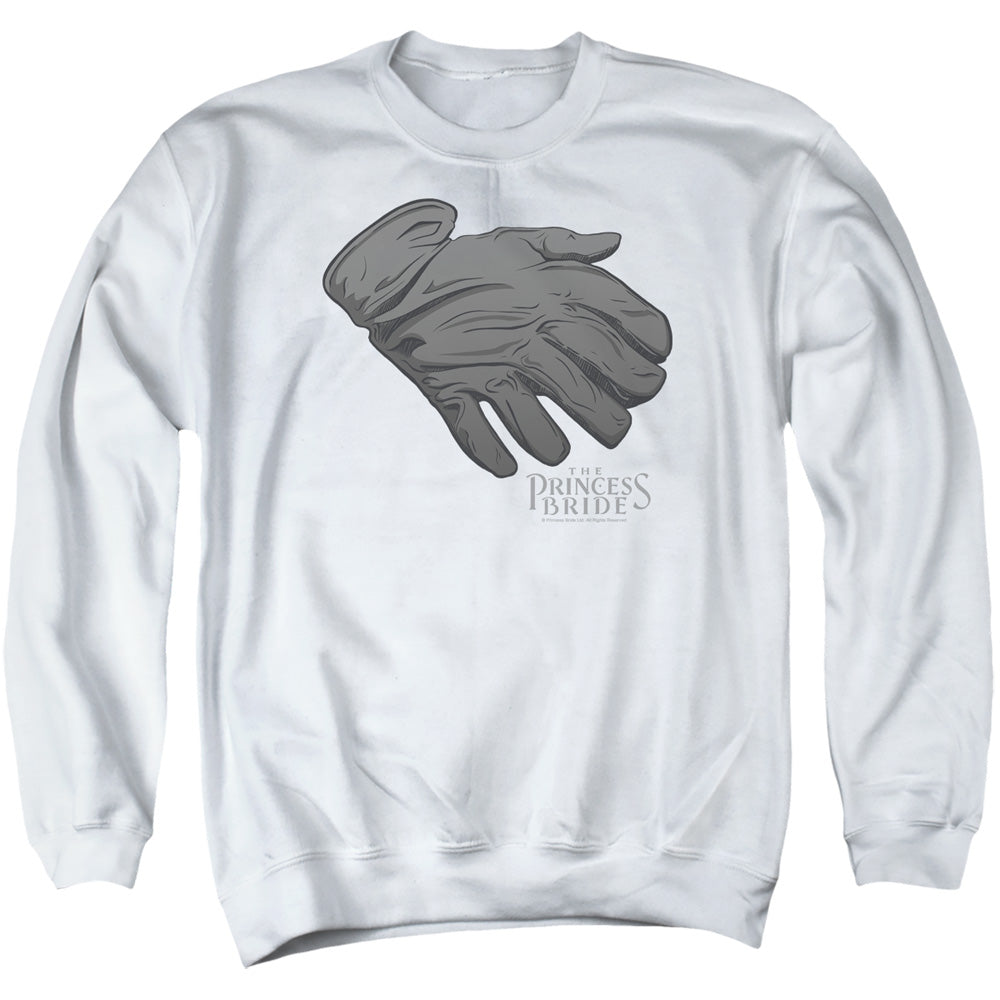 Princess Bride - Six Fingered Glove - Adult Crewneck Sweatshirt - White