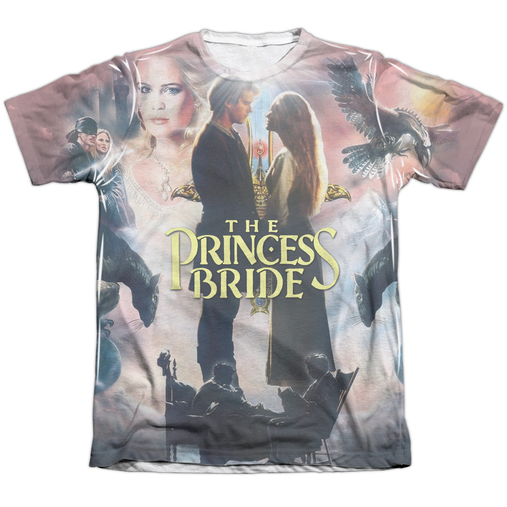 Princess Bride - Soft Collage - Adult Poly/cotton Short Sleeve Tee - White T-shirt