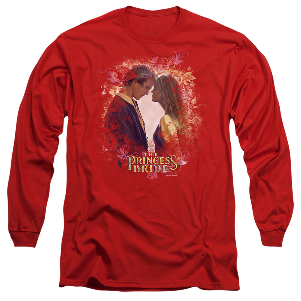 Princess Bride - Young Love - Long Sleeve Adult 18/1 - Red T-shirt