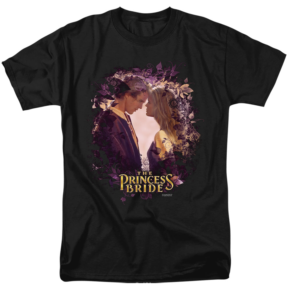 Princess Bride - Young Love - Short Sleeve Adult 18/1 - Black T-shirt