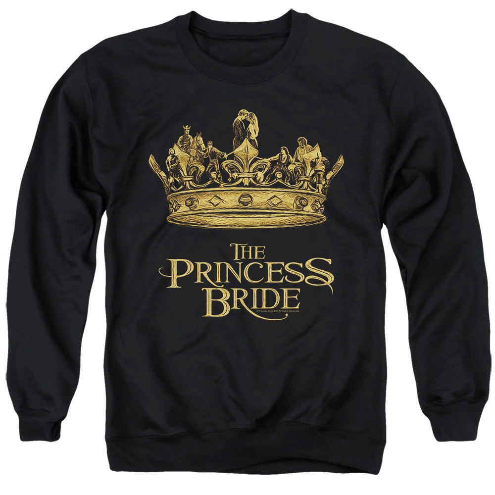 Princess Bride - Crown - Adult Crewneck Sweatshirt - Black