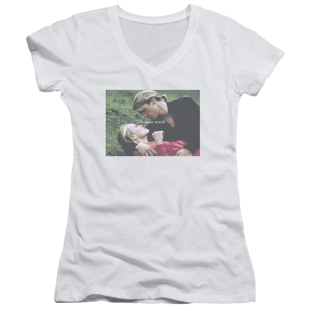 Princess Bride - As You Wish-junior V-neck - White