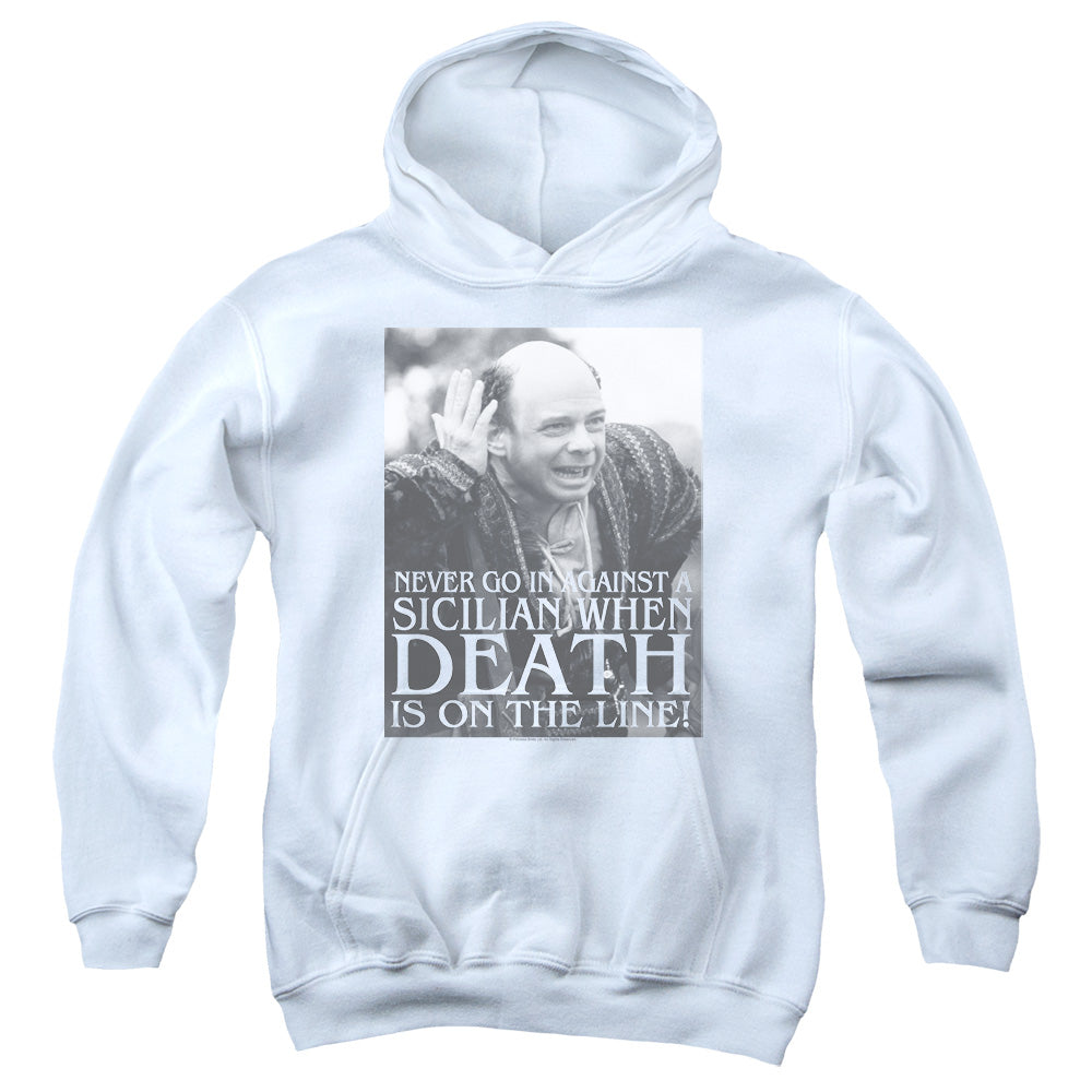 Princess Bride Sicilian-youth Pull-over Hoodie - White