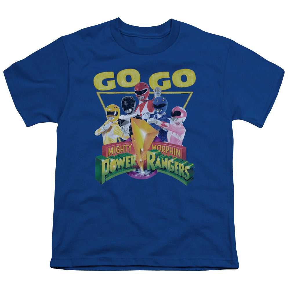 Power Rangers - Go Go - Short Sleeve Youth 18/1 - Royal Blue T-shirt