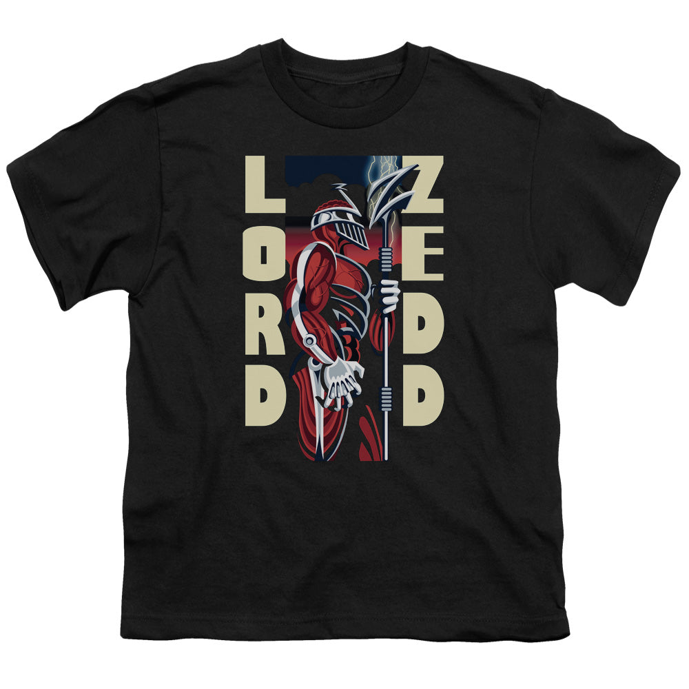 Power Rangers - Zedd Deco - Short Sleeve Youth 18/1 - Black T-shirt