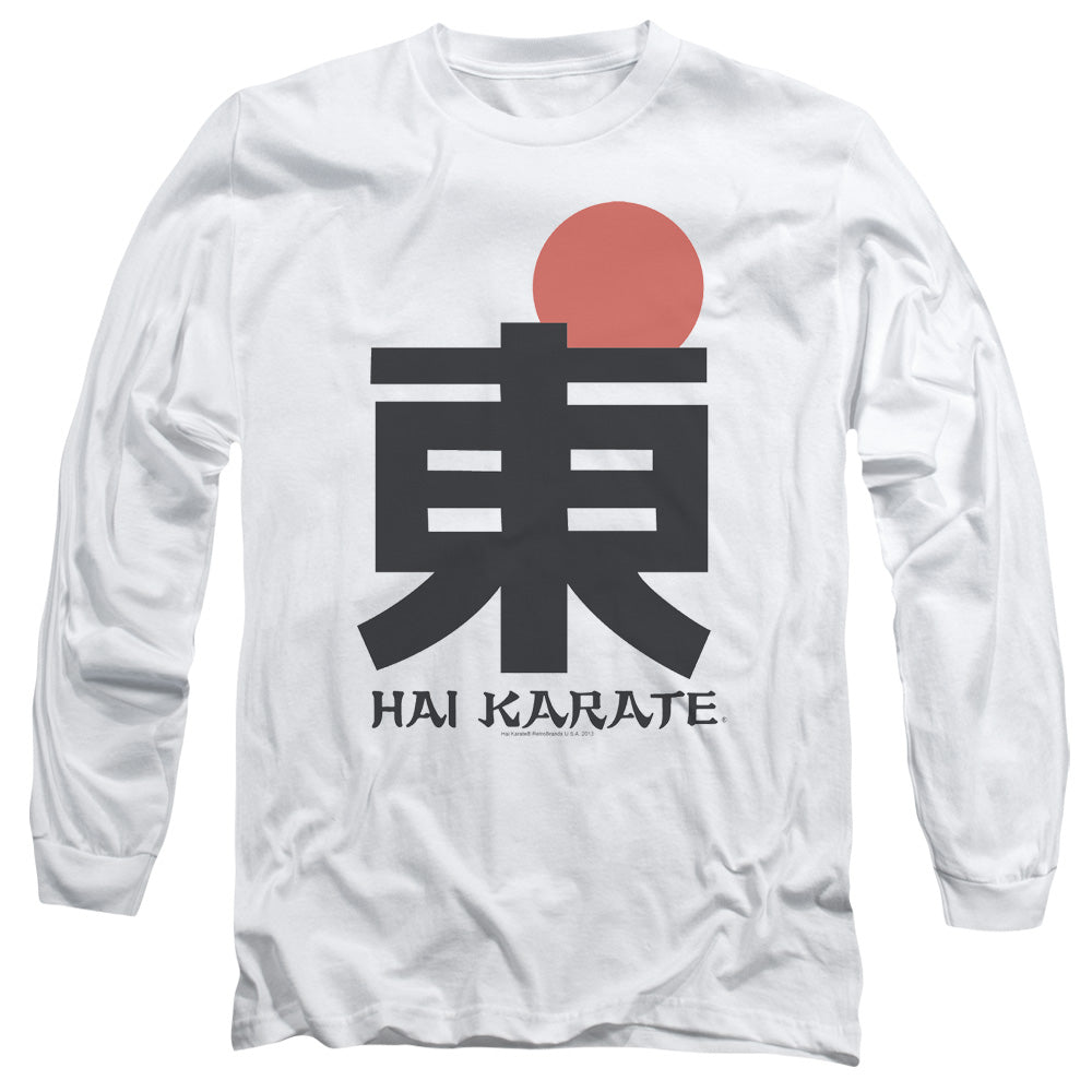 Hai Karate - Logo - Long Sleeve Adult 18/1 - White T-shirt