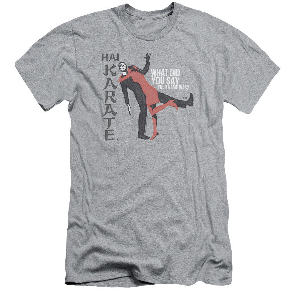 Hai Karate - Name - Short Sleeve Adult 30/1 - Athletic Heather T-shirt