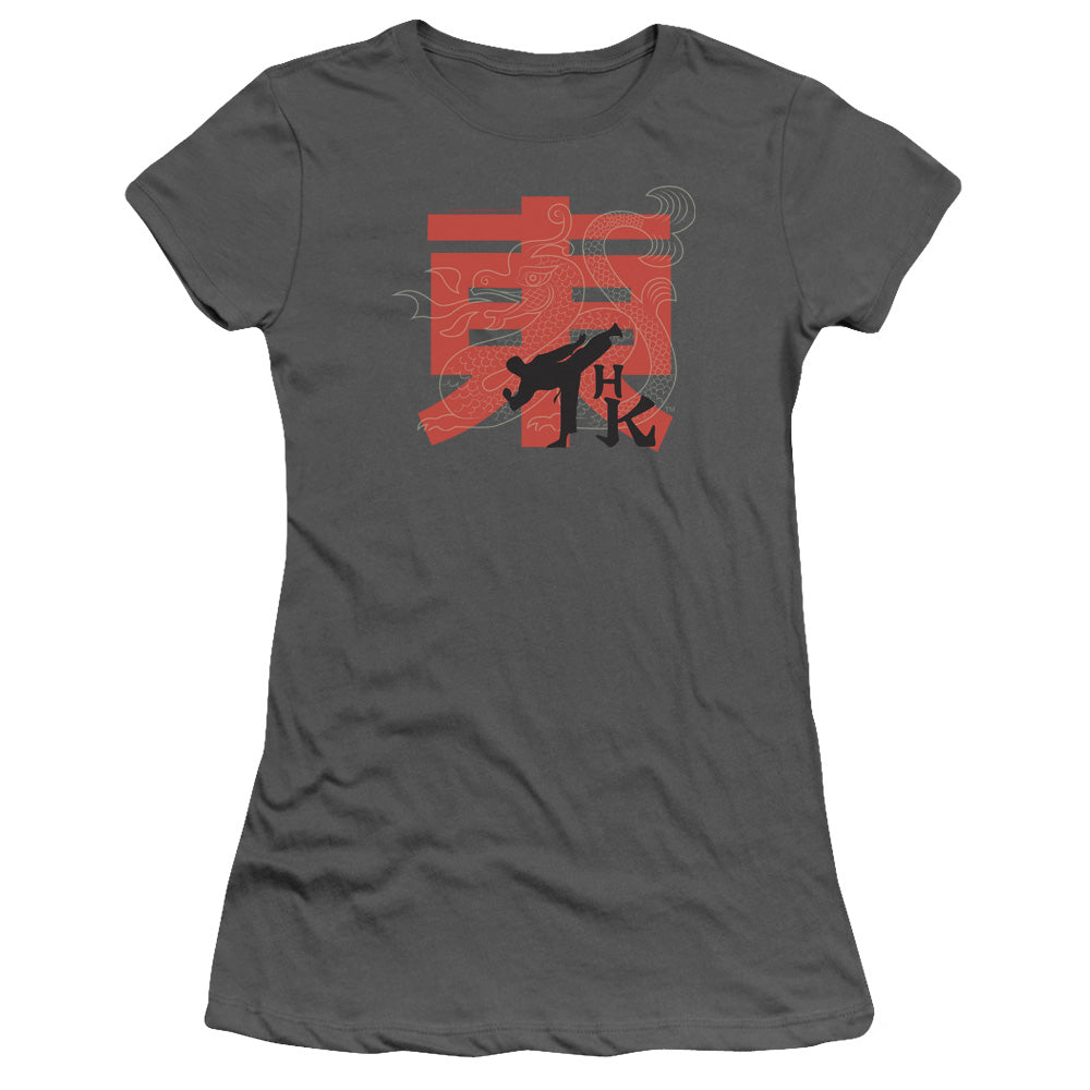 Hai Karate - Hk Kick - Short Sleeve Junior Sheer - Charcoal T-shirt