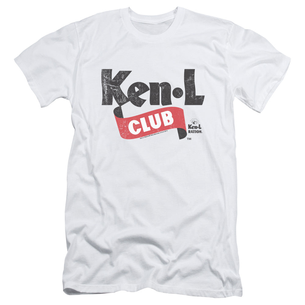 Ken L Ration - Ken L Club - Short Sleeve Adult 30/1 - White T-shirt