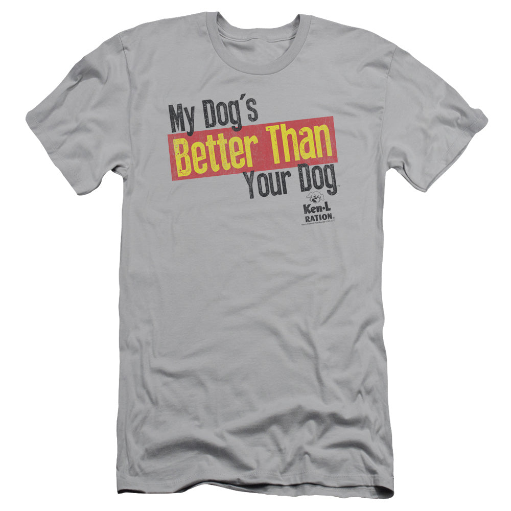 Ken L Ration - Better Than - Short Sleeve Adult 30/1 - Silver T-shirt