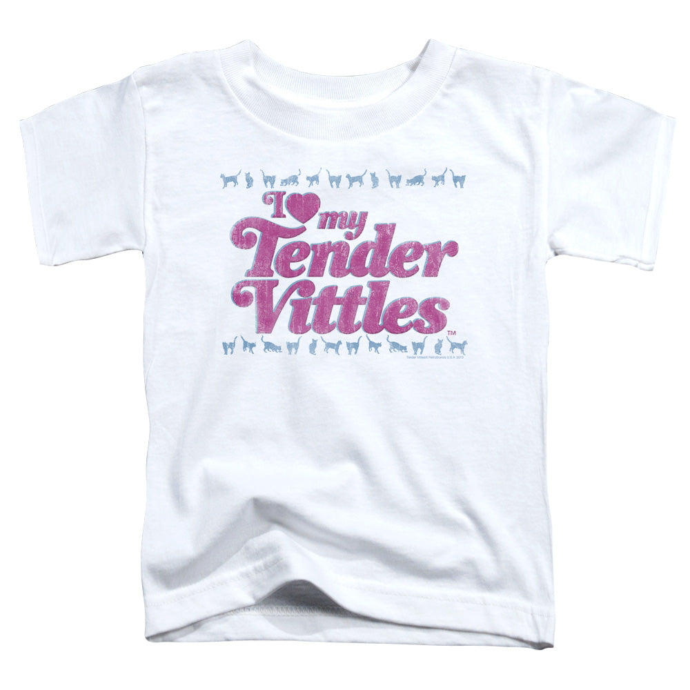 Tender Vittles - Love - Short Sleeve Toddler Tee - White T-shirt