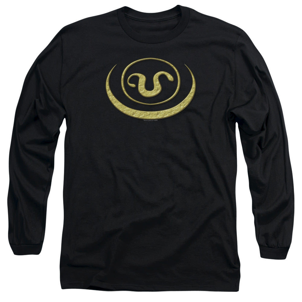 Sg1 - Goauld Apothis Symbol - Long Sleeve Adult 18/1 - Black T-shirt