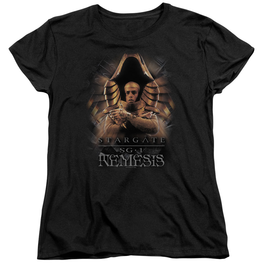 Sg1 - Nemesis - Short Sleeve Womens Tee - Black T-shirt