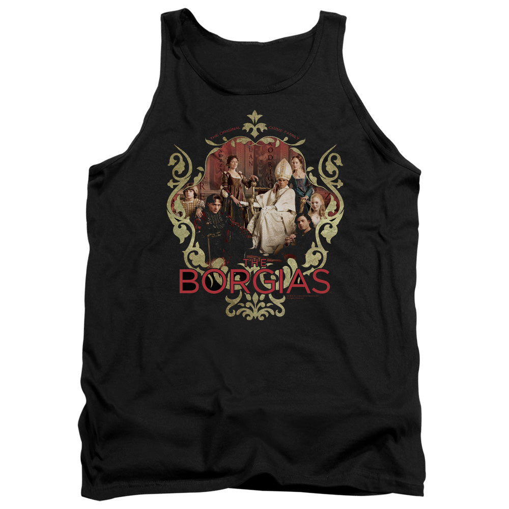 Borgias - Family Portrait - Adult Tank - Black