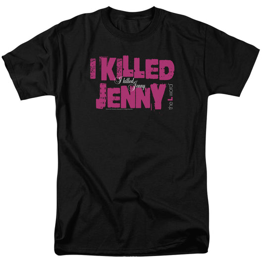The L Word - I Killed Jenny - Short Sleeve Adult 18/1 - Black T-shirt