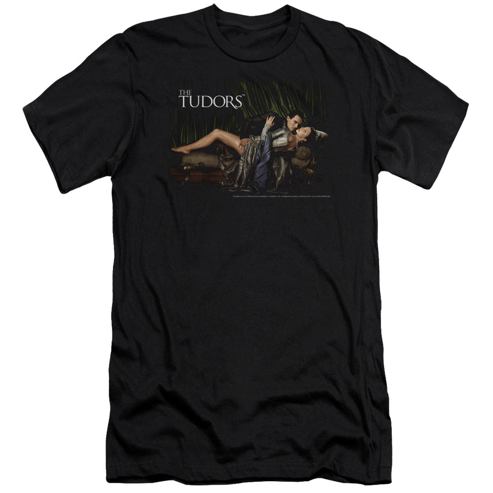 Tudors - The King And His Queen - Short Sleeve Adult 30/1 - Black T-shirt