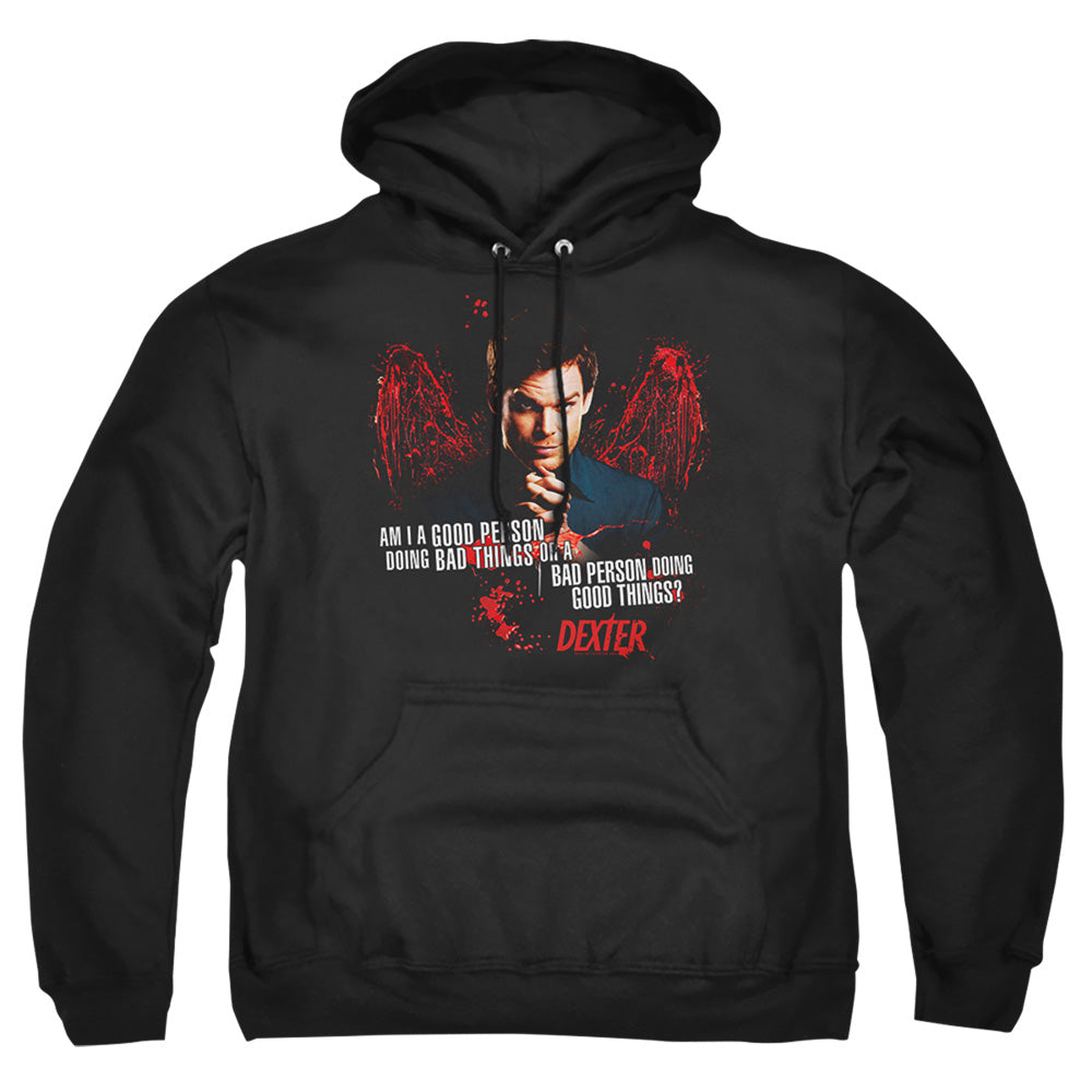 Dexter - Good Bad - Adult Pull-over Hoodie - Black