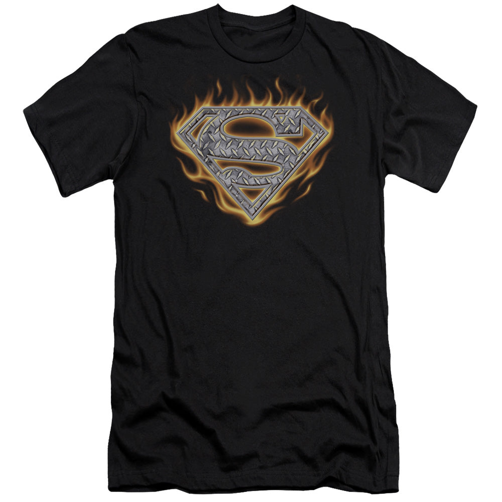 SUPERMAN STEEL FIRE SHIELD-S/S T-Shirt