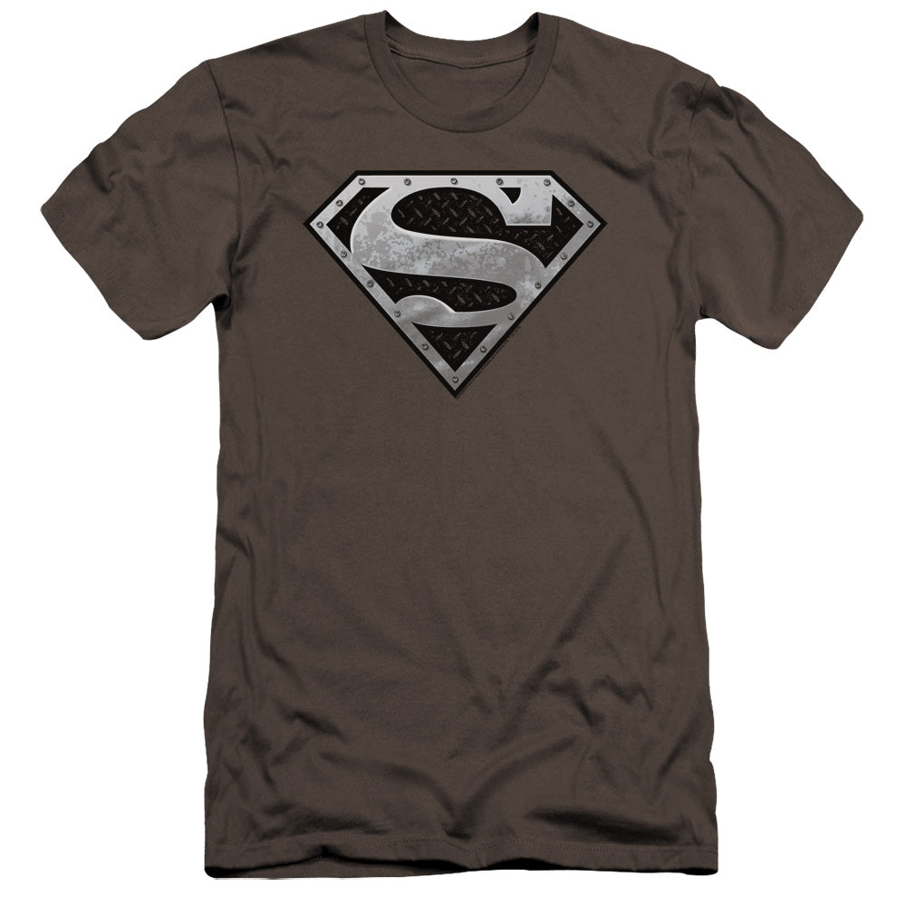 Superman Super Metallic Shield-premuim Canvas Adult Slim