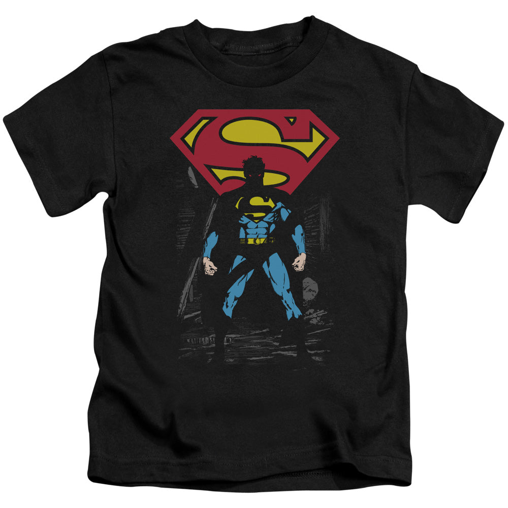 SUPERMAN DARK ALLEY - S/S JUVENILE 18/1 - BLACK - T-Shirt