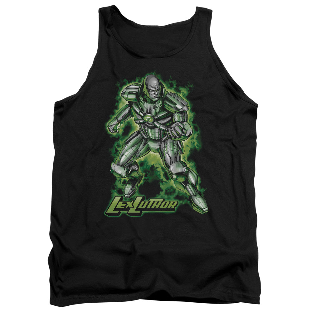 Superman - Kryptonite Powered - Adult Tank - Black