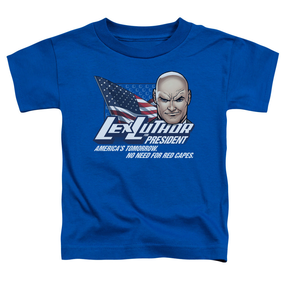 Superman - Lex For President - Short Sleeve Toddler Tee - Royal Blue T-shirt