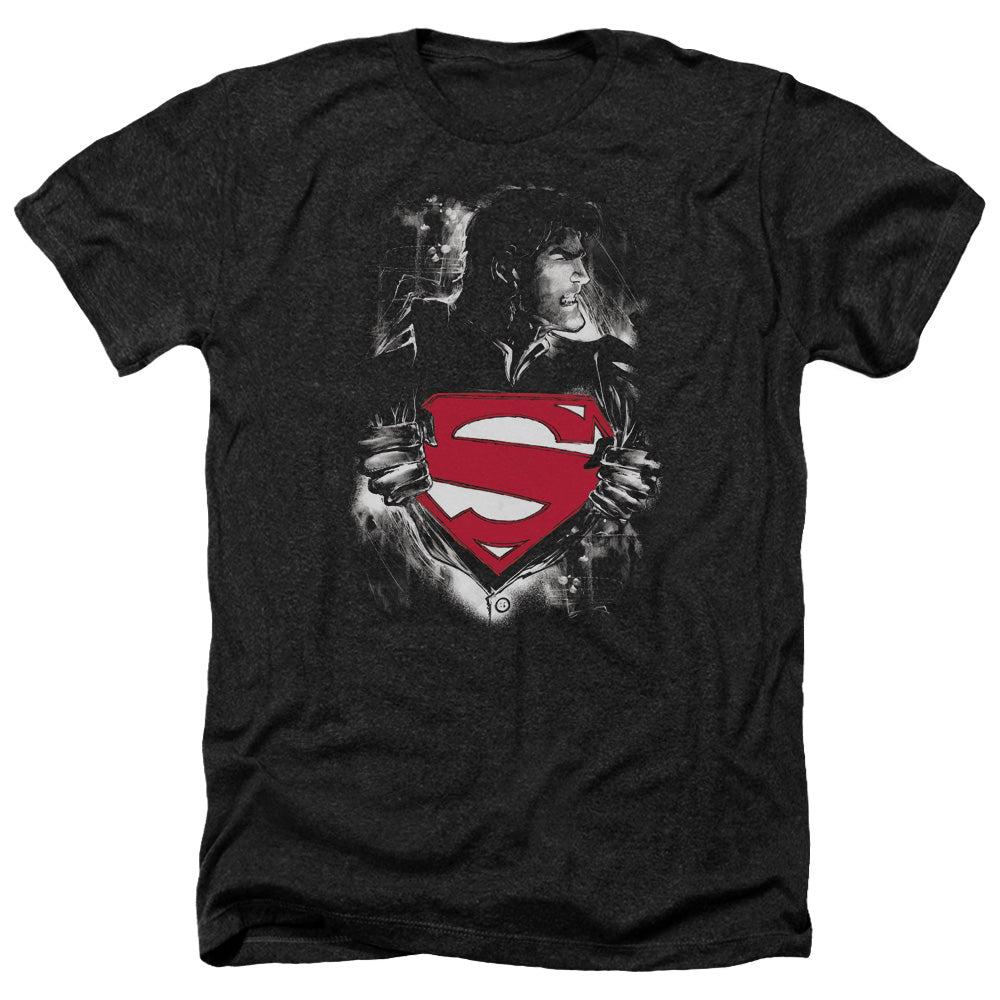 Superman - Darkest Hour - Adult Heather-black