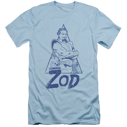 Superman - Vintage Zod - Short Sleeve Adult 30/1 - Light Blue T-shirt