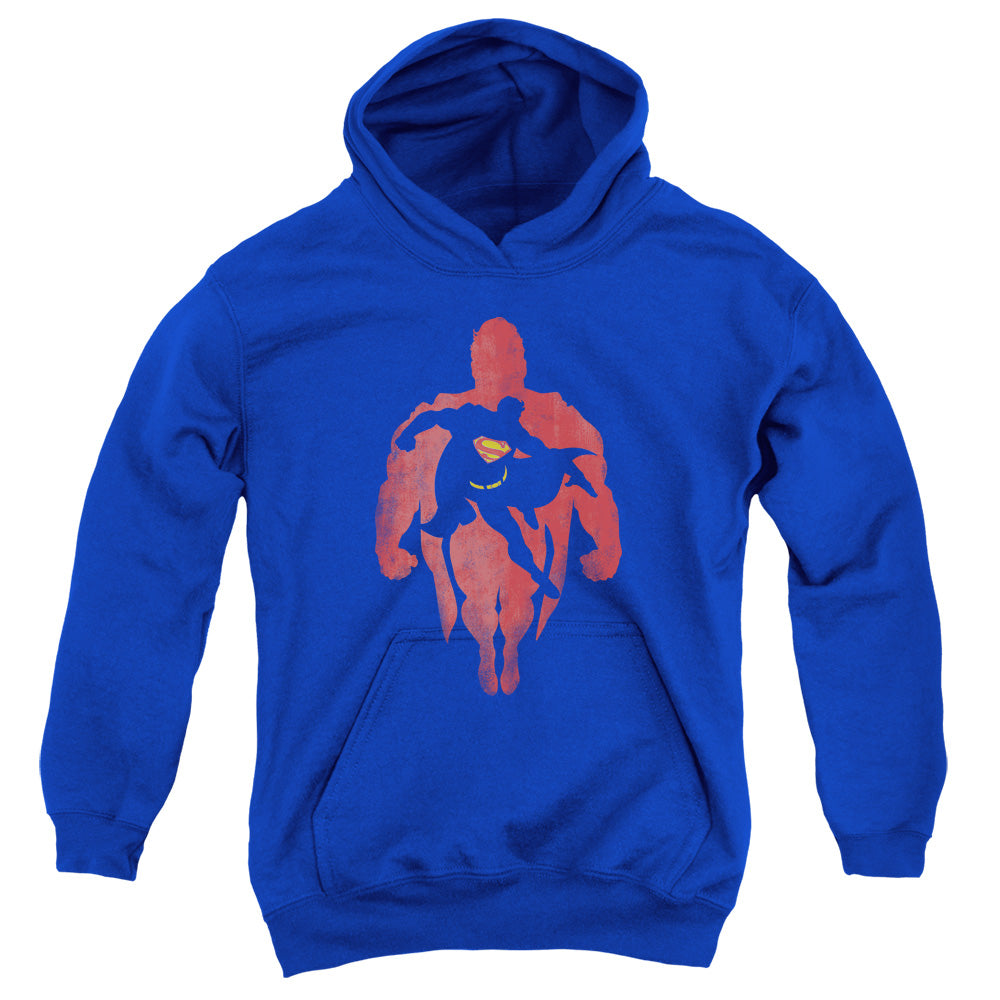 Superman - Super Knockout - Youth Pull-over Hoodie - Royal