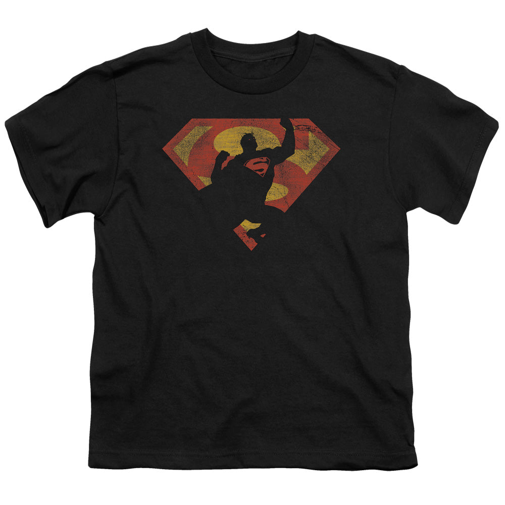 SUPERMAN S SHIELD KNOCKOUT-S/S T-Shirt