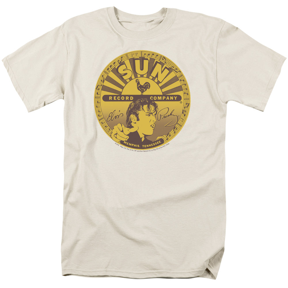 Sun - Elvis Full Sun Label - Short Sleeve Adult 18/1 - Cream T-shirt