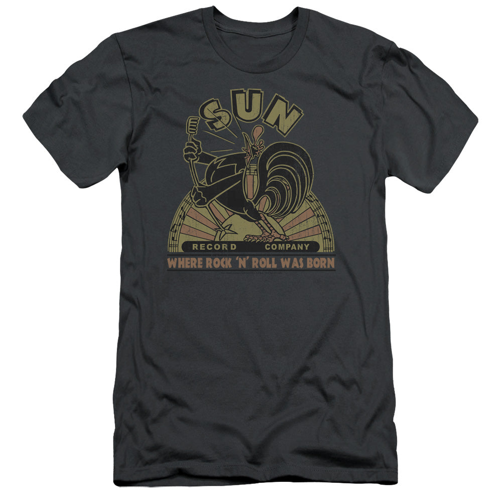 Sun - Sun Rooster - Short Sleeve Adult 30/1 - Charcoal T-shirt