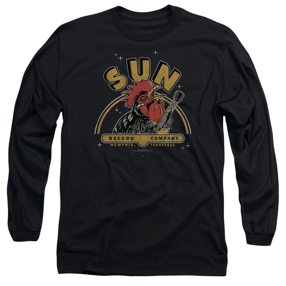 SUN ROCKING ROOSTER - L/S ADULT 18/1 - BLACK T-Shirt