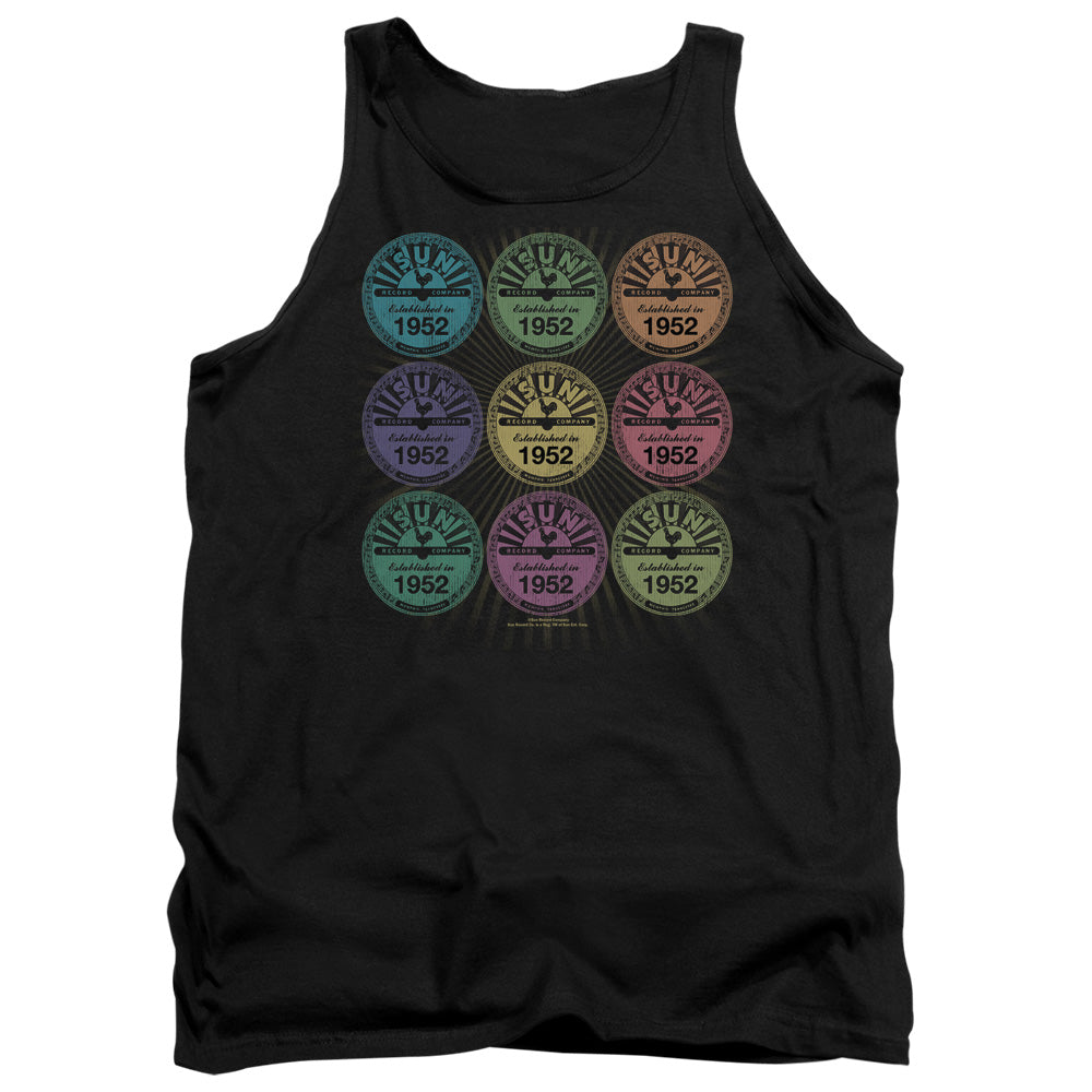 Sun - Rocking Color Block - Adult Tank - Black