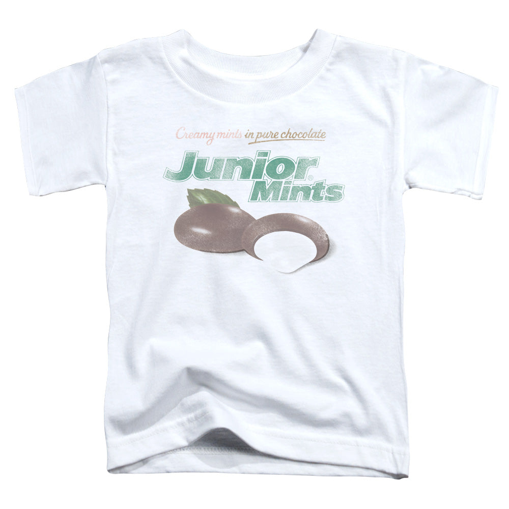 Tootsie Roll - Junior Mints Logo - Short Sleeve Toddler Tee - White T-shirt