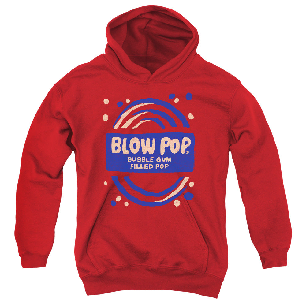 Tootsie Roll - Blow Pop Rough - Youth Pull-over Hoodie - Red