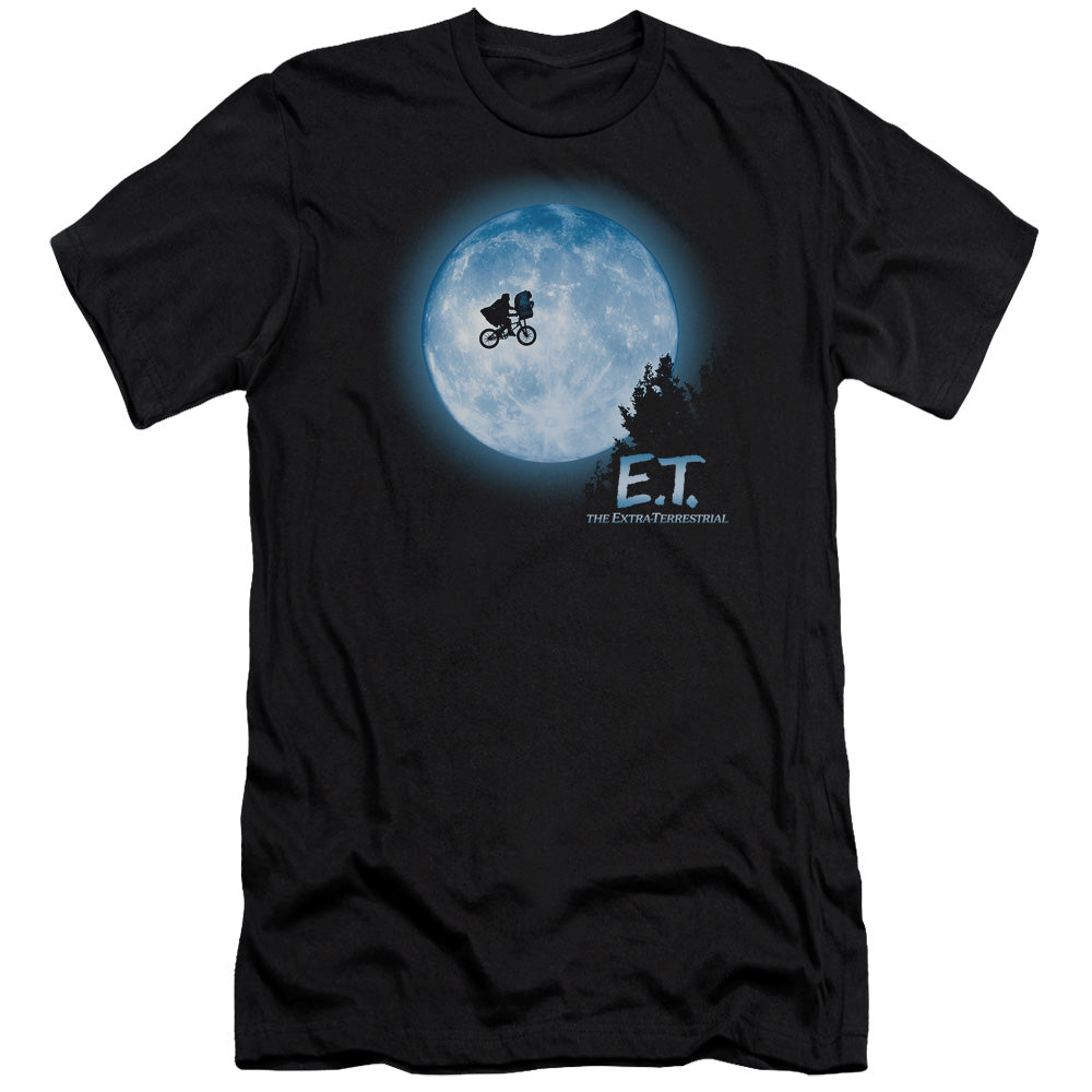 ET MOON SCENE - S/S ADULT 30/1 - BLACK - SM - BLACK T-Shirt