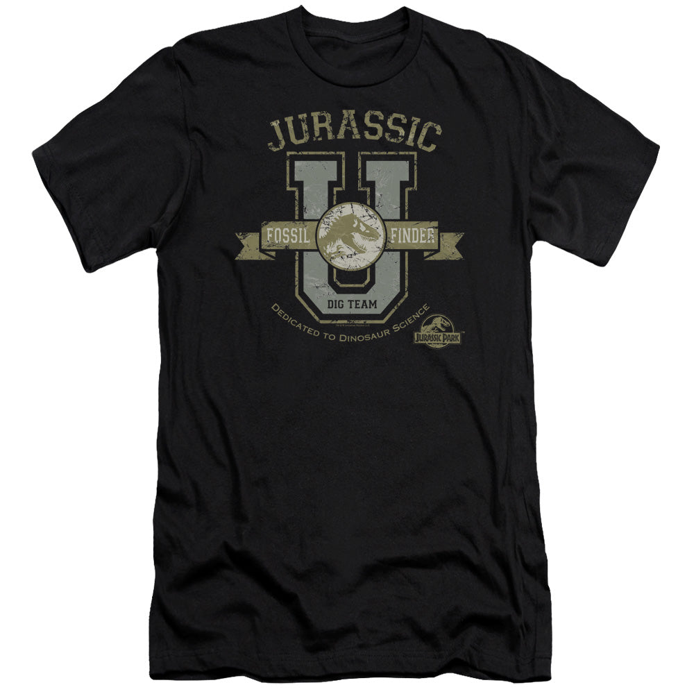 Jurassic Park - Jurassic U - Short Sleeve Adult 30/1 - Black T-shirt