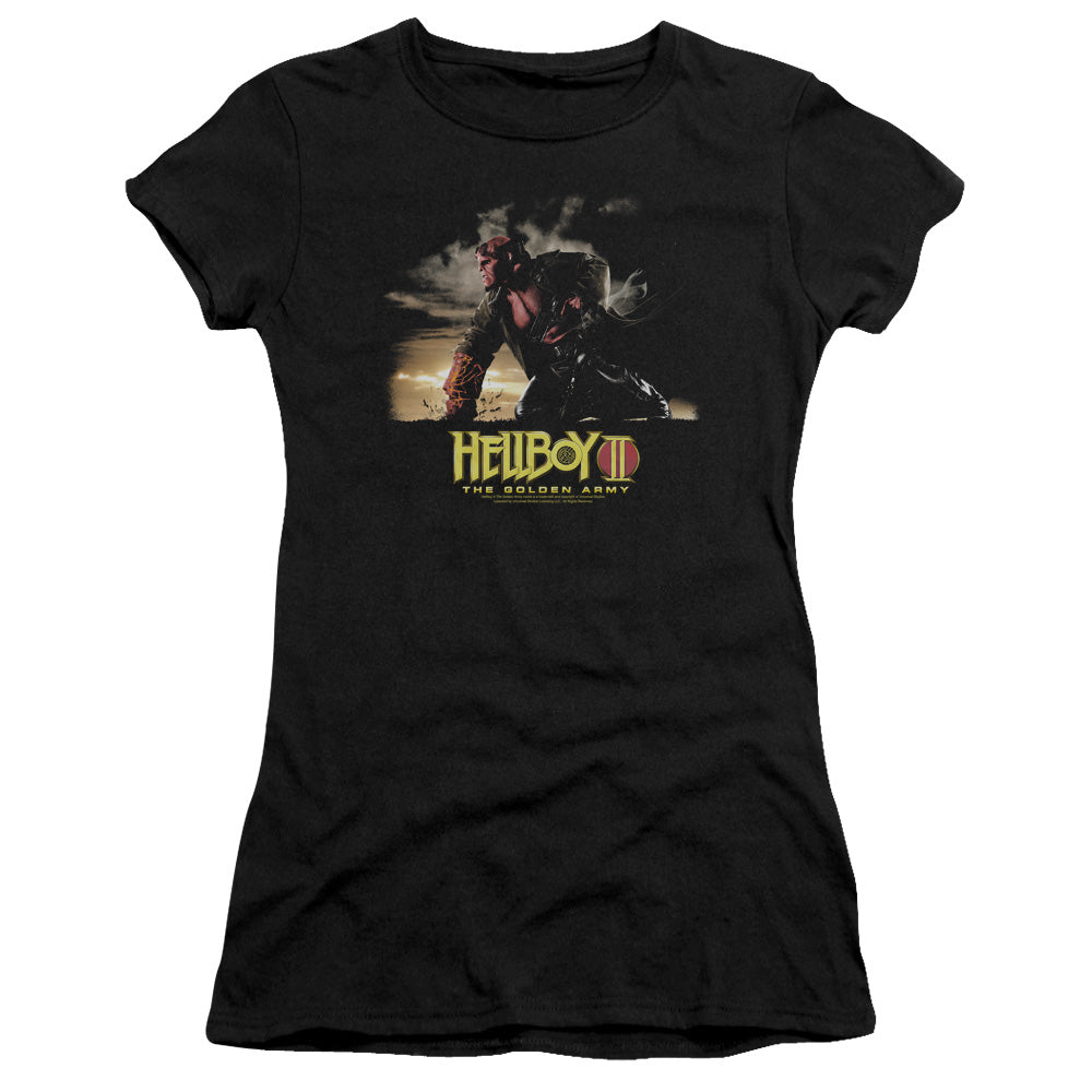 Hellboy Ii - Poster Art - Short Sleeve Junior Sheer - Black T-shirt